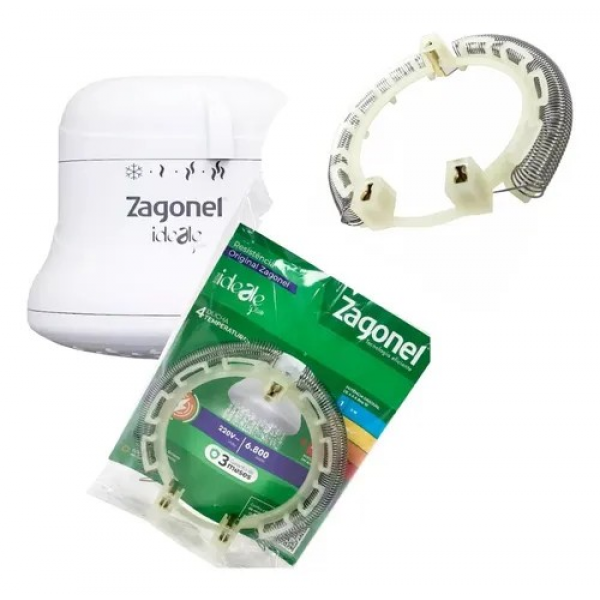 RESISTENCIA ZAGONEL IDEALE PLUS 4 TEMP.220V X 6800W