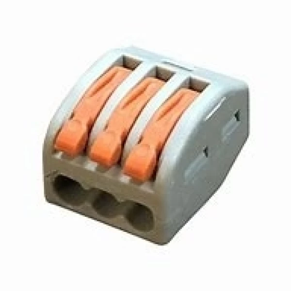 CONECTOR ALAVANCA CINZA 3 POSIÇÃO