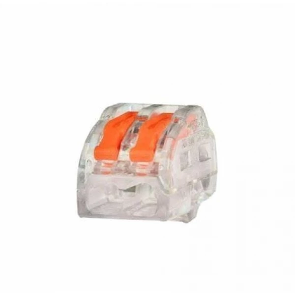 CONECTOR ALAVANCA TRANSPARENTE 2 POSIÇÃO