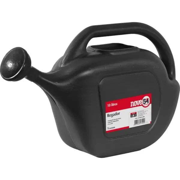 REGADOR PLASTICO PRETO 10L     NOVE54