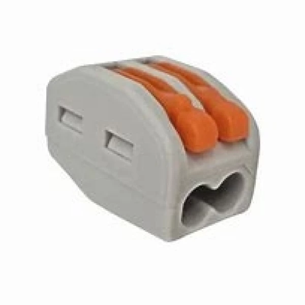 CONECTOR ALAVANCA CINZA 2 POSIÇÃO
