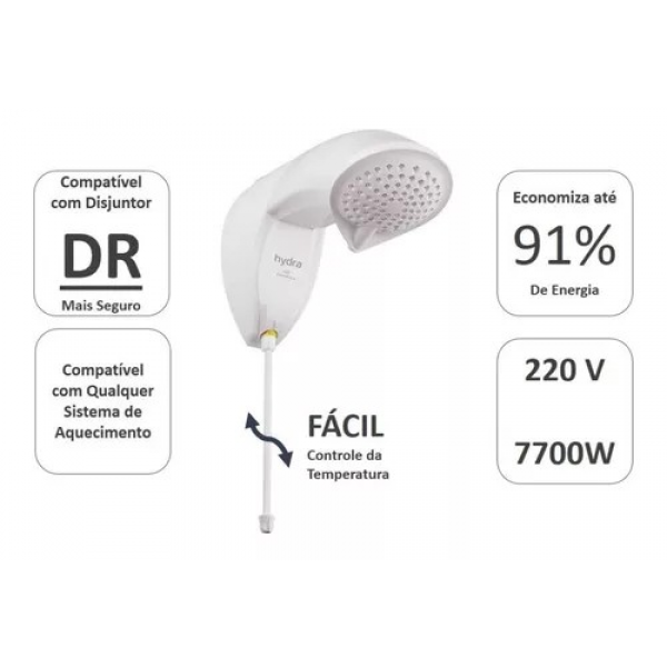 DUCHA ND ELETRONICA 7700W 220V HYDRA