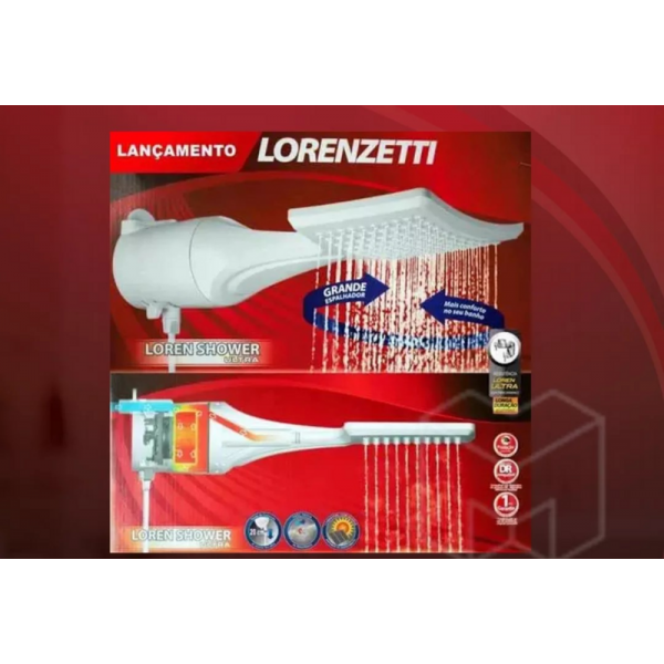 DUCHA LOREN SHOWER ELETRONICA 7500W 220V LORENZETTI