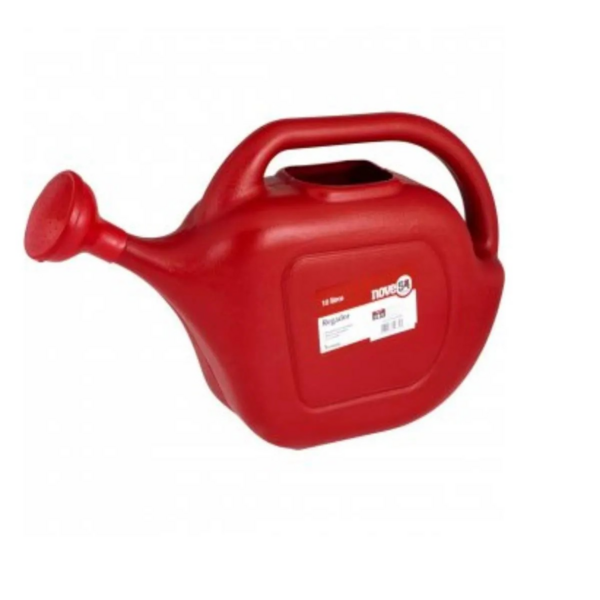 REGADOR PLASTICO VERMELHO 10L NOVE54