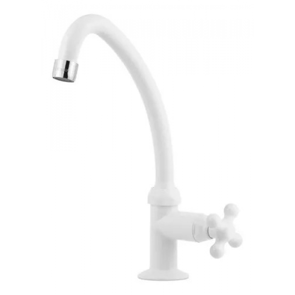 TORNEIRA MESA BICO MOVEL  VIQUA BRANCO