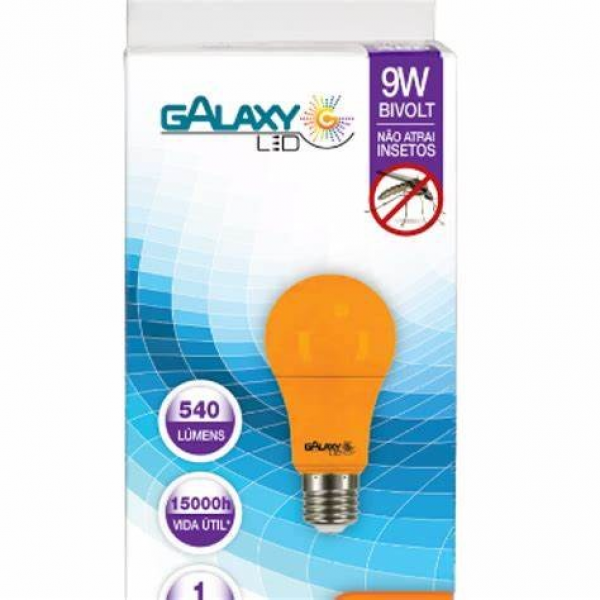 LAMPADA BULBO LED ANTI INSETO 9W BIV