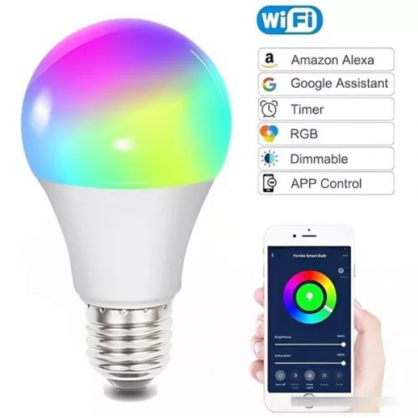Lampada LED Bulbo Smart 9w RGB GAYA 