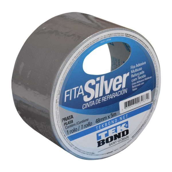 FITA ADES.SILVER TEK BOND 48MMX 5M PRATA