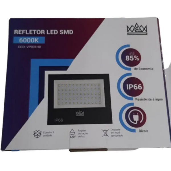 REFLETOR 100W 6000K SMD ROYA