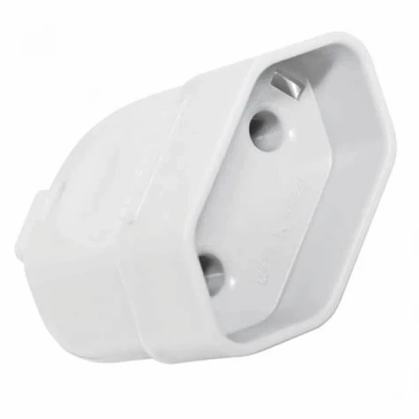 PINO FEMEA 2P TRAMONTINA 10A PRETO/BRANCO  