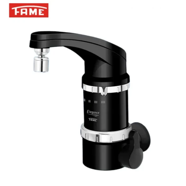 TORNEIRA ELETRONICA  ELEGANCE 220V/5400W PRETA PAREDE  FAME