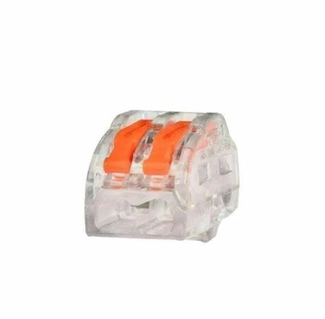 CONECTOR ALAVANCA TRANSPARENTE 2 POSIÇÃO