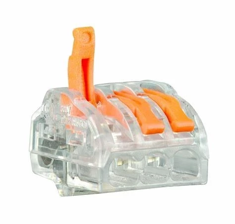 CONECTOR ALAVANCA TRANSPARENTE 3 POSIÇÃO