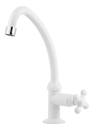 TORNEIRA MESA BICO MOVEL  VIQUA BRANCO
