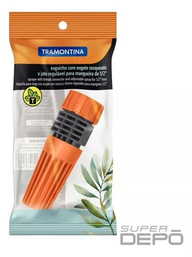 ESGUICHO PVC 1/2 ENGATE RAPIDO TRAMONTINA 