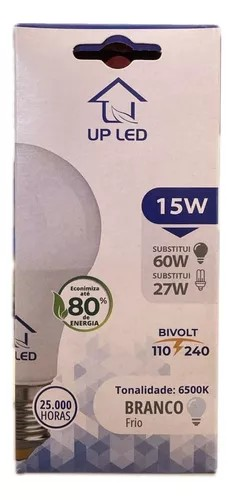 LAMPADA LED  15W 6500K UP LED 