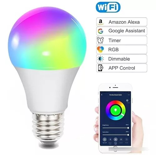 Lampada LED Bulbo Smart 9w RGB GAYA 