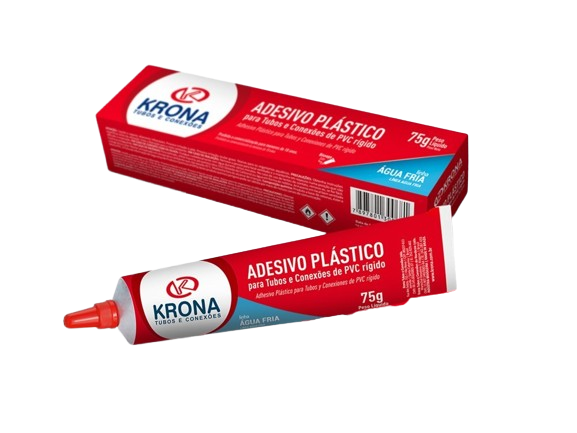 ADESIVO PLASTICO PVC KRONA BISNAGA 75G