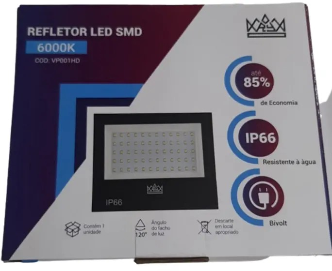 REFLETOR 100W 6000K SMD ROYA